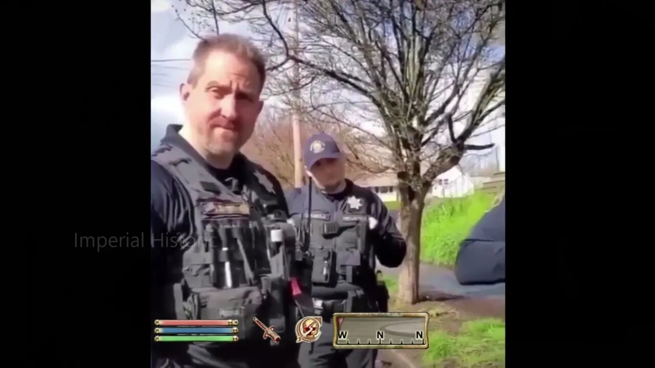 Banshee Scares Off Imperial Guards w/ Sound Wave Attack - Oblivion NPC
