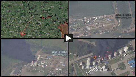 Poltava region: Russian Kh-59 missile burns AFU oil depot and pumping station