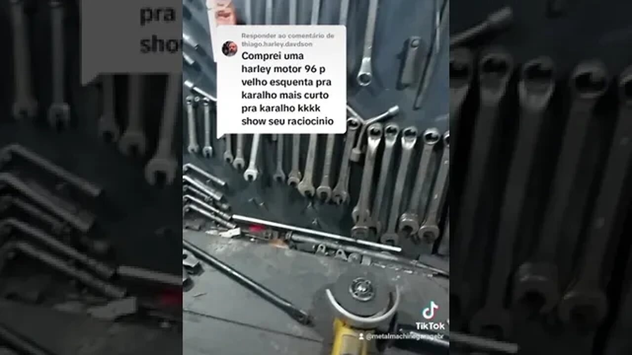 "Comprei uma Harley 96, esquenta mas eu curto demais"