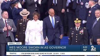 Wes Moore becomes Maryland's first Black Governor
