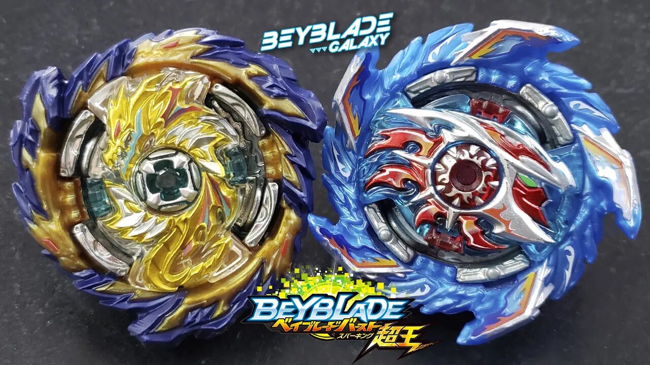 MIRAGE FAFNIR .Nt 2S vs KING HELIOS .Zn 1B - Beyblade Burst ベイブレードバースト