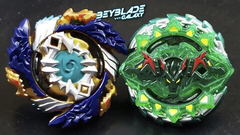 GEIST FAFNIR .8'.Ab-S vs HAZARD KERBEUS .7.At-S - Beyblade Burst ベイブレードバースト