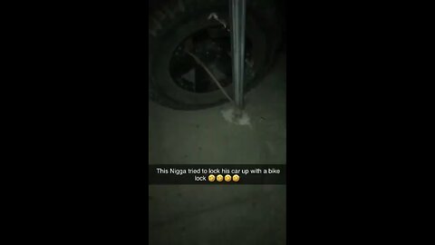 Using a bike lock on a car wheel😳😭 #wtf #funnyshorts #funnyvideo #funny #tiktok #explore #viral