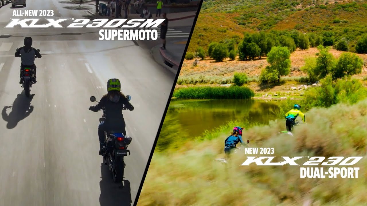 Get Out and Play | Introducing the all-new 2023 KLX230SM