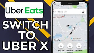 HOW TO CHANGE UBER EATS TO UBER X