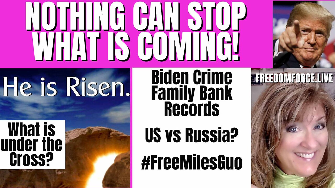 NCSWIC - He is Risen! Biden Bank Records, US vs Russia, FreeMiles Ark of Covenant 4-9-23