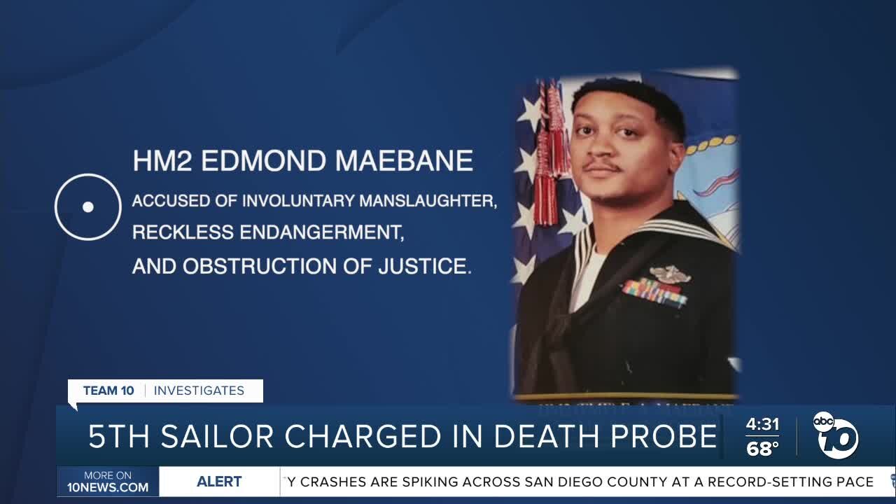 5th Navy sailor charged in connection to death of sailor