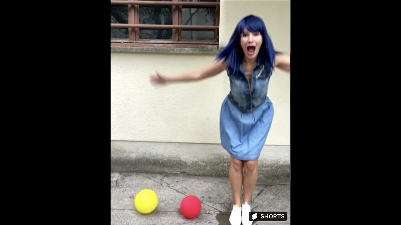 Magic baloons. Crazy trend. See tutorial in next video! Funny TikTok by NOODINA #shorts