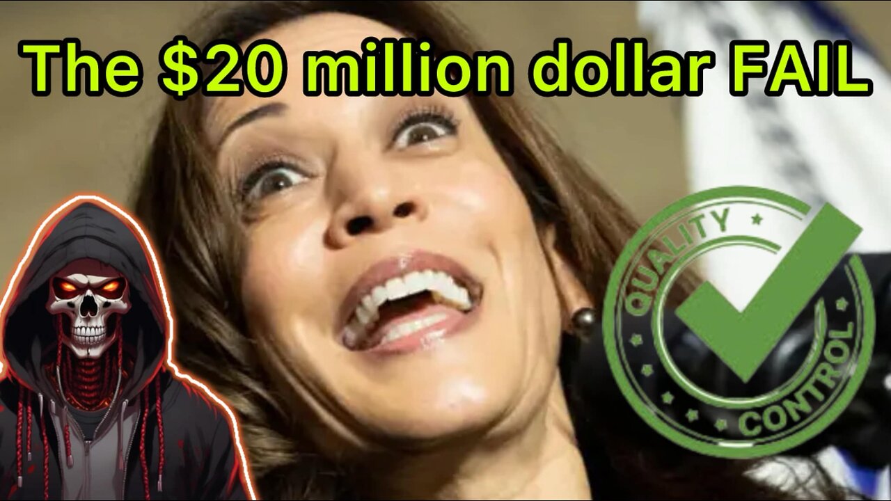 Kamala Harris spent $1 Billion to lose and has a $20 million bill to show for it.