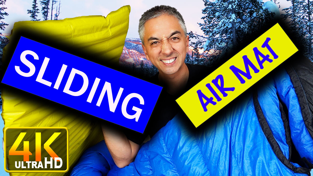 How to Stop Slipping off an Air Mattress Camping (4k UHD)