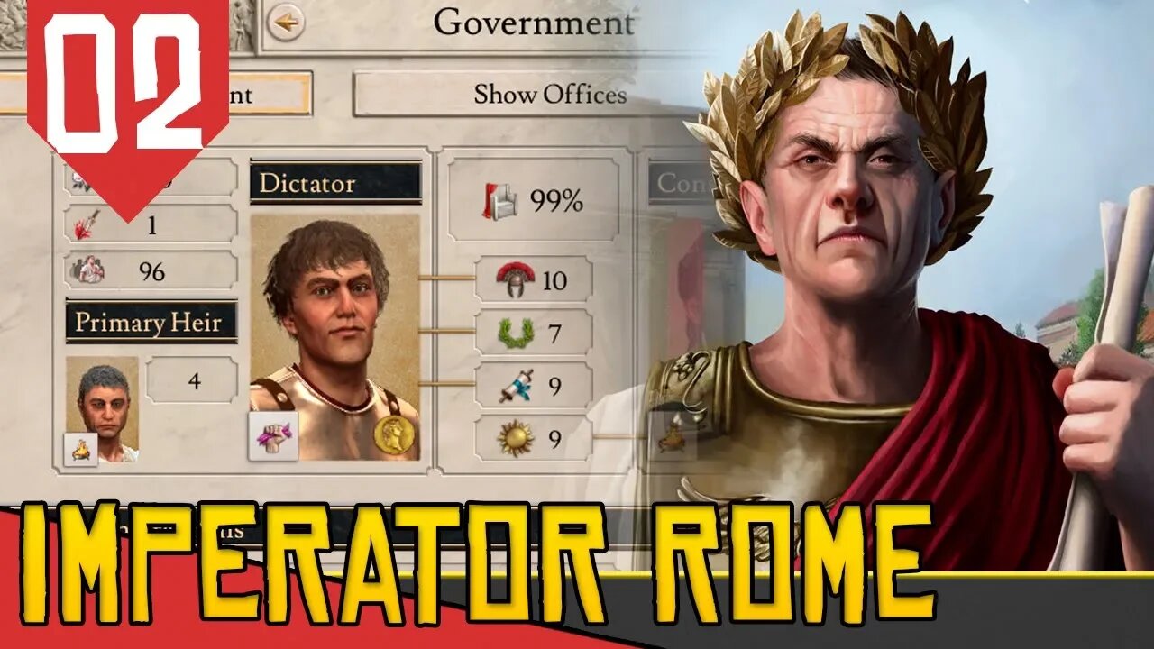 IMPERADOR de ROMA em 5 ANOS! - Imperator Rome (2020) #02 [Série Gameplay Português PT-BR]