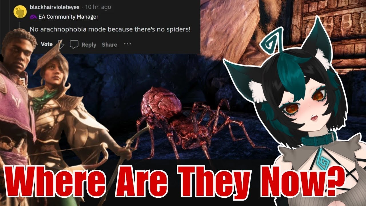 Dragon Age Veilguard Censoring SPIDERS / Reaction