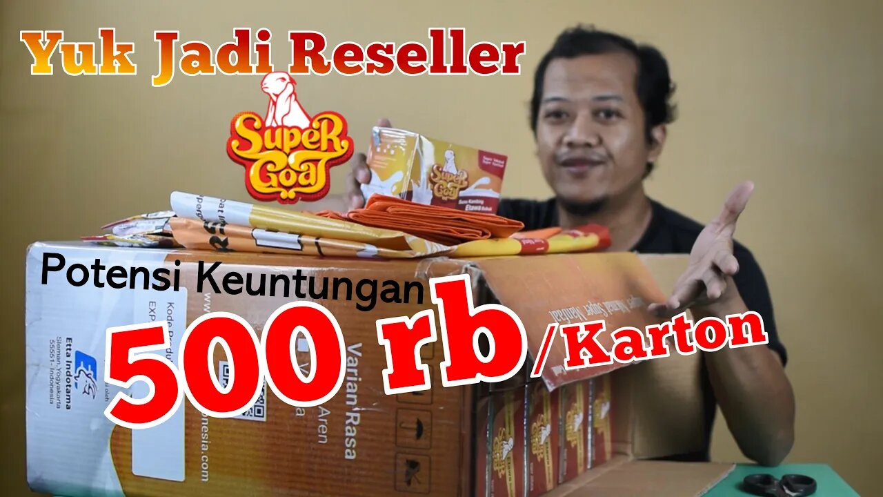 Cara Menjadi Reseller SuperGoat, Jualan Susu Kambing Untung Berlimpah