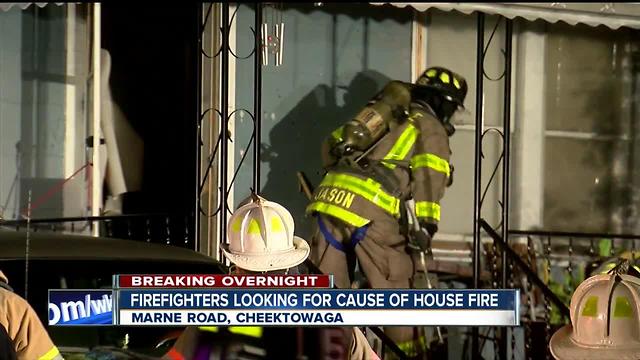 Cheektowaga firefighters looking for a cause of house fire