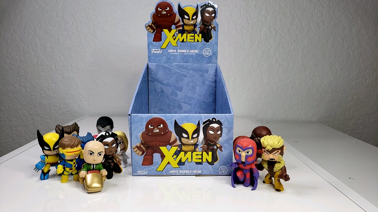 Opening a Complete Case of Funko mystery minis: X-men!