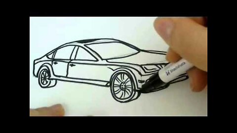 Drawing Of A Car Tutorial