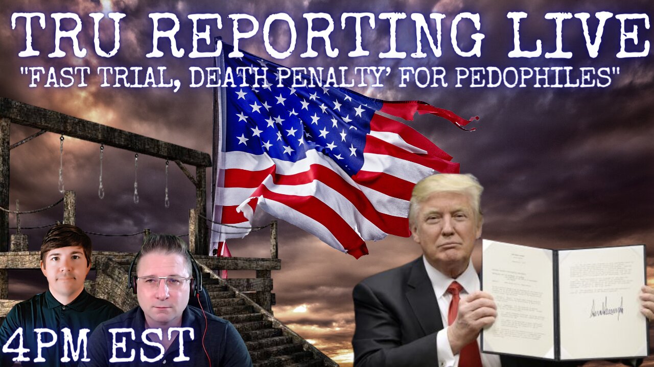 "Fast Trial, Death Penalty’ for Pedophiles. Agenda 47 is the only way out of this nightmare!"