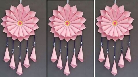 Beautiful and Easy Paper Wall Hanging / Paper Craft For Home Decoration / Unique Wall Hanging / DIY