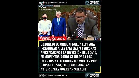 CHILE APRUEBA DENNIZACION PARA LOS VACUNADOS DEL COVID 19