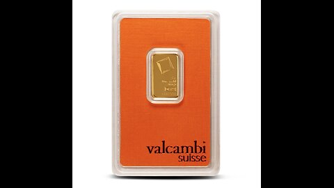 5 Gram Valcambi Gold Bar (New w/ Assay) 002