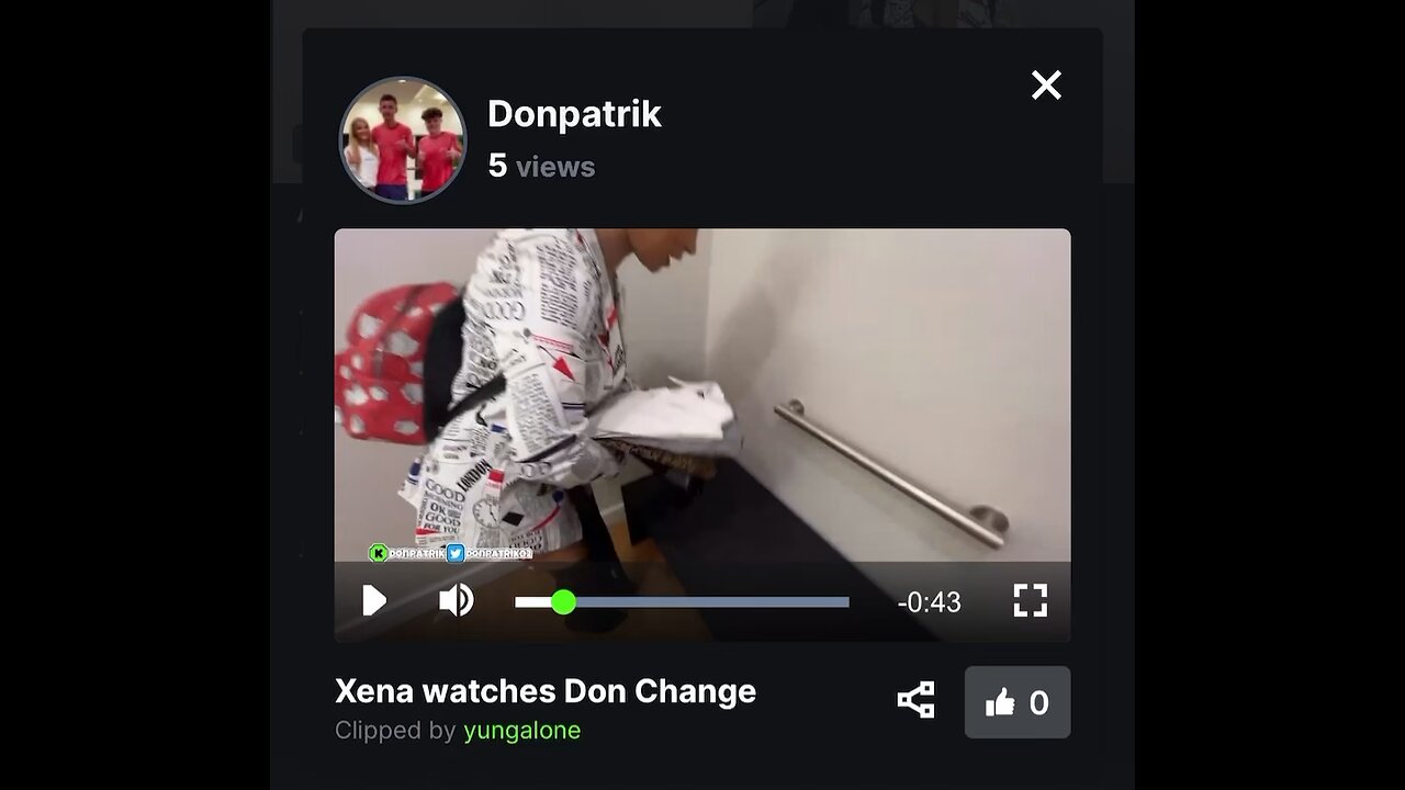 Xena watches Don Change