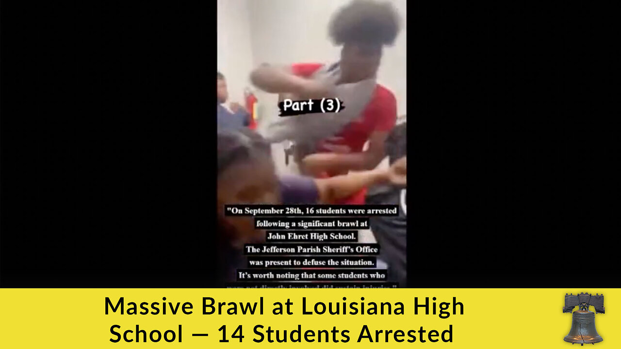 Massive Brawl at Louisiana High School — 14 Students Arrested