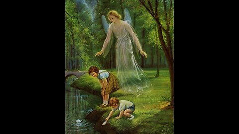 Angel Helps Mother and Son in the Snow