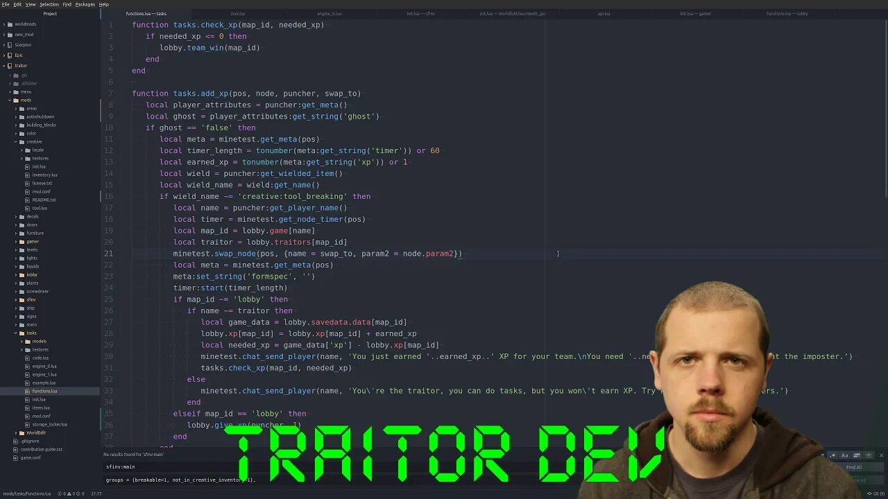 Traitor-Dev 07 | Creating Tasks