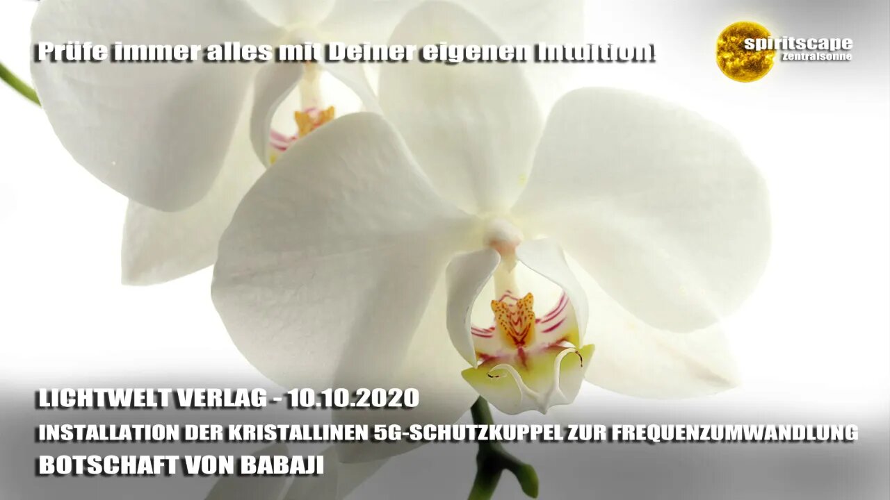 INSTALLATION DER KRISTALLINEN 5G-SCHUTZKUPPEL ZUR FREQUENZUMWANDLUNG - BOTSCHAFT VON BABAJI - LWV