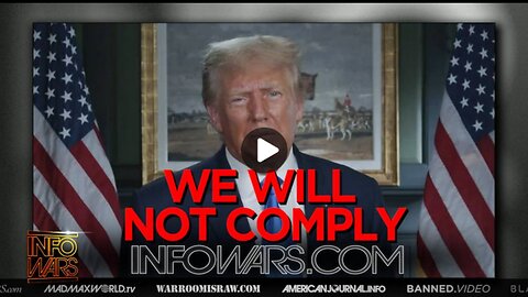 Trump Rejects ‘Left-Wing Lunatics Trying To Bring Back COVID Lockdowns’ Alex Jones Responds