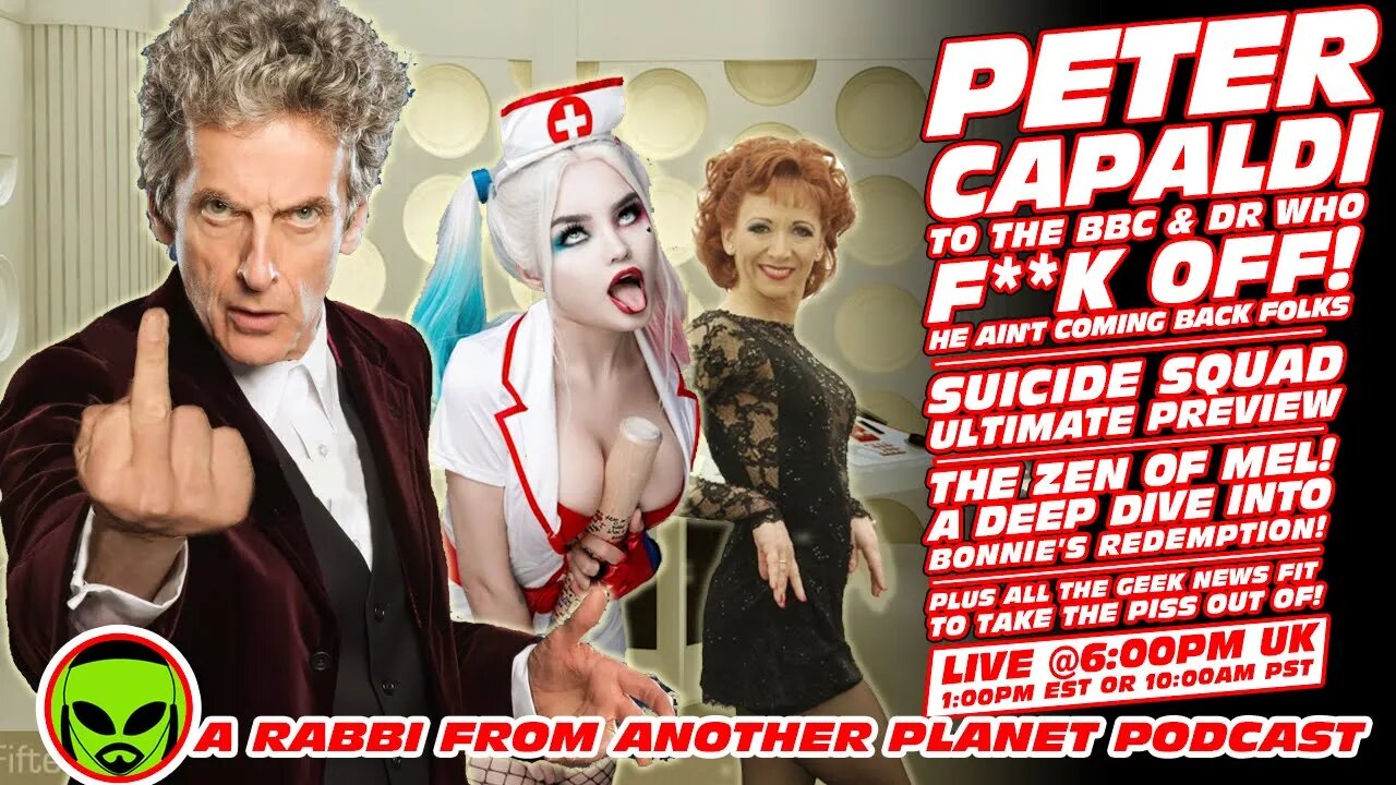 LIVE@6 - Peter Capaldi is DONE with the BBC! Suicide Squad! Bonnie Lasngford