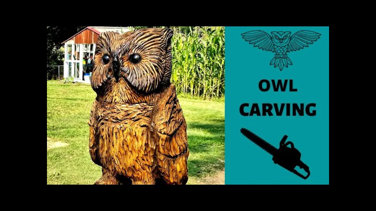 Great Horned Owl Carving (From Start to Finish)