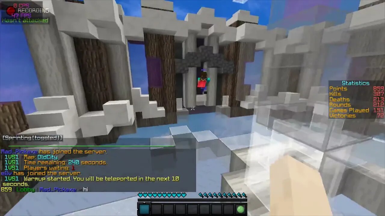 what 1 year of Minecraft PVP looks like
