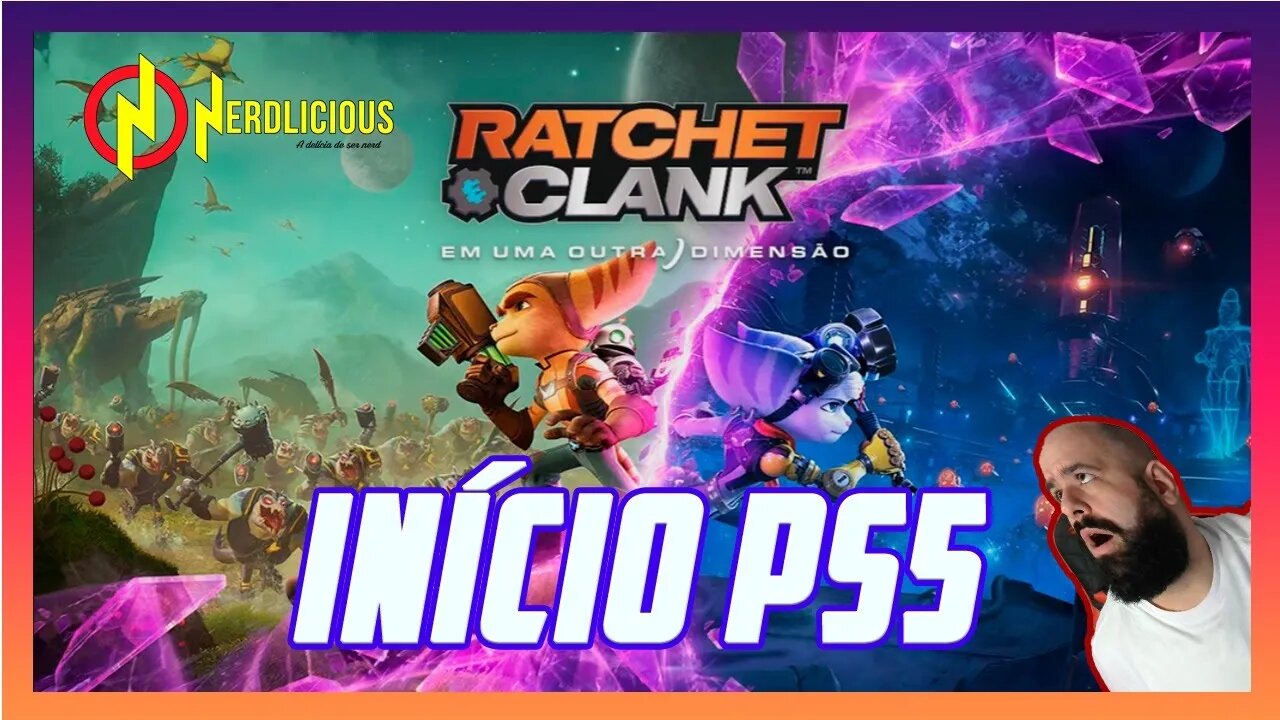 🎮 GAMEPLAY! Jogamos RATCHET & CLANK: EM UMA OUTRA DIMENSÃO e ele é fantástico! Confira!