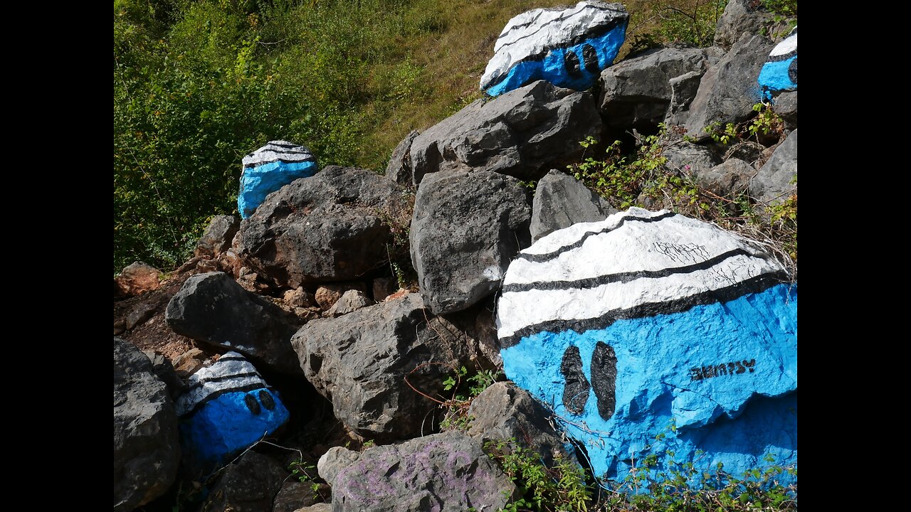 To The Bumps - Graffiti Trail in Avon Gorge Bristol