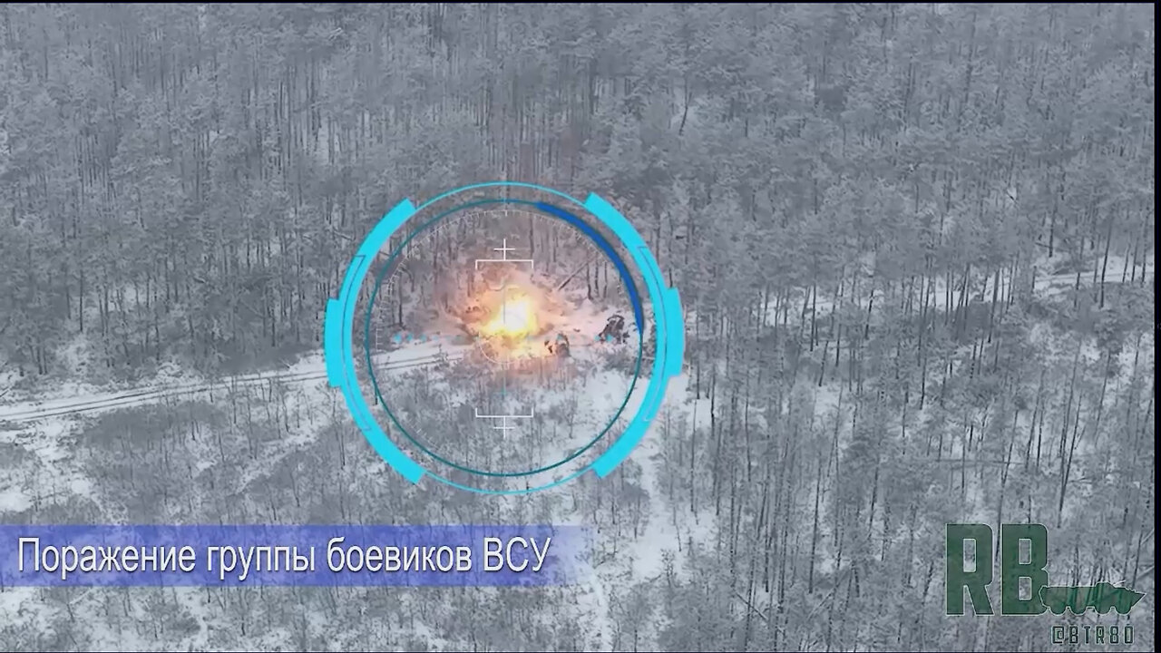 Russian "🅾️" group artillery strike to the current position of Ukrainian soldiers