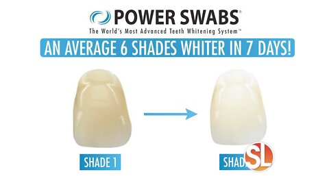 Try Power Swabs TODAY for a whiter smile in just 7 days!