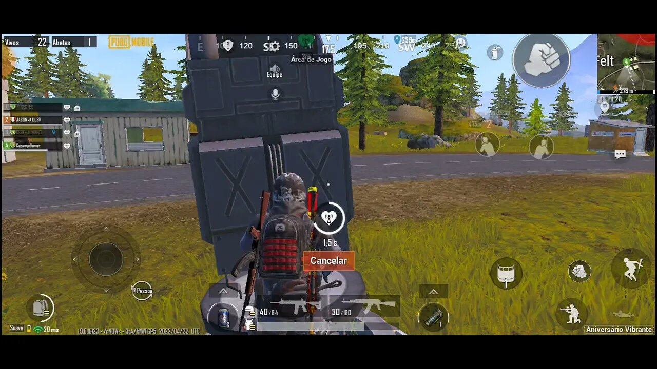 Final Surpreendente jogando PUBG Mobile