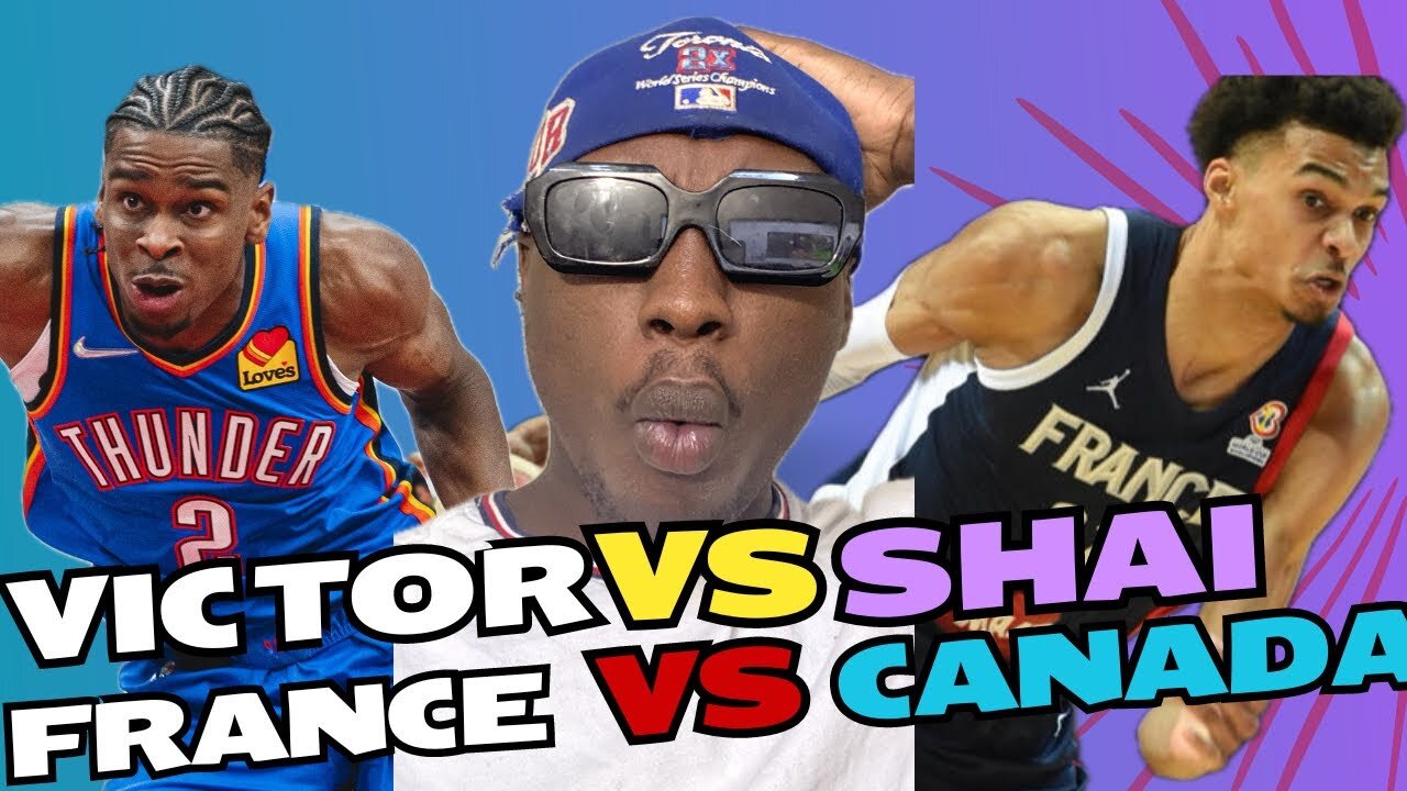 France Victor Wembanyama VS Canada Shai gilgeous-alexander Olympic showcase reaction