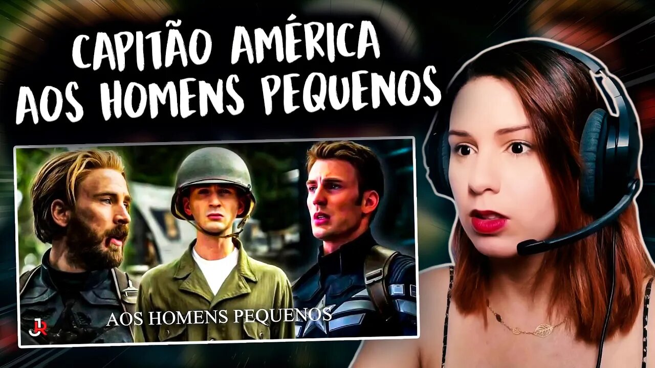 AOS HOMENS PEQUENOS | STEVE ROGERS | O CAPITÃO AM - REACT