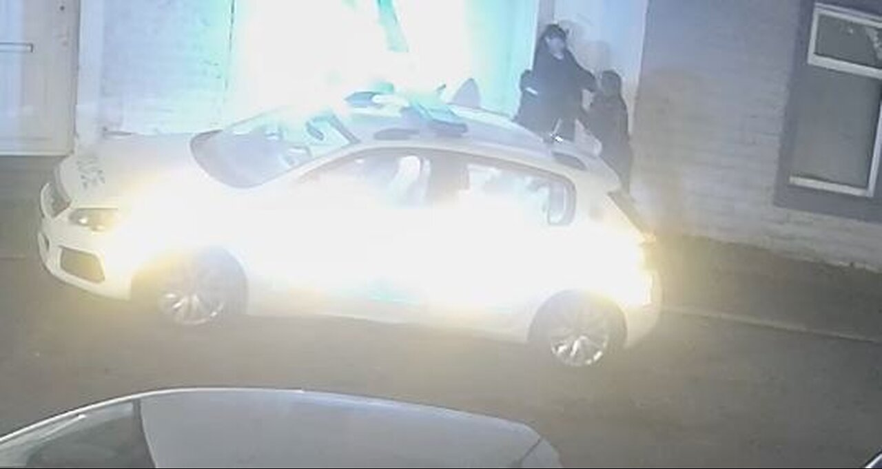 Woman police officer Chokes and pepper sprays a kid for sitting on his doorstep