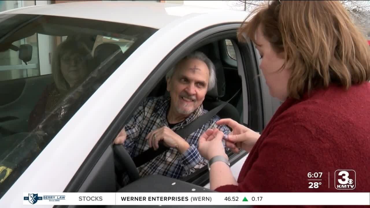 Council Bluffs church hosts Ash Wednesday drive-thru