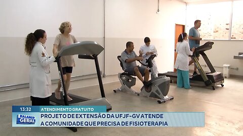 Atendimento Gratuito: Projeto de Extensão da UFJF-GV Atende a Comunidade que Precisa de Fisioterapia