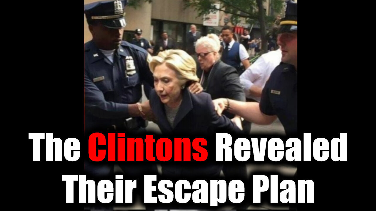 BOOM! The Moment The Clintons Revealed Their Escape Plan And Changed Everything