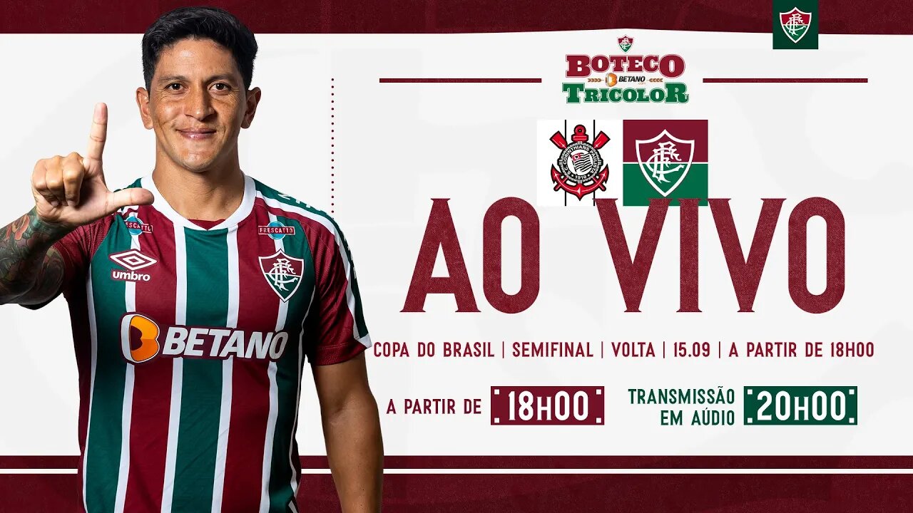 AO VIVO - CORINTHIANS X FLUMINENSE I SEMIFINAL DA COPA DO BRASIL 2022 | JOGO DE VOLTA