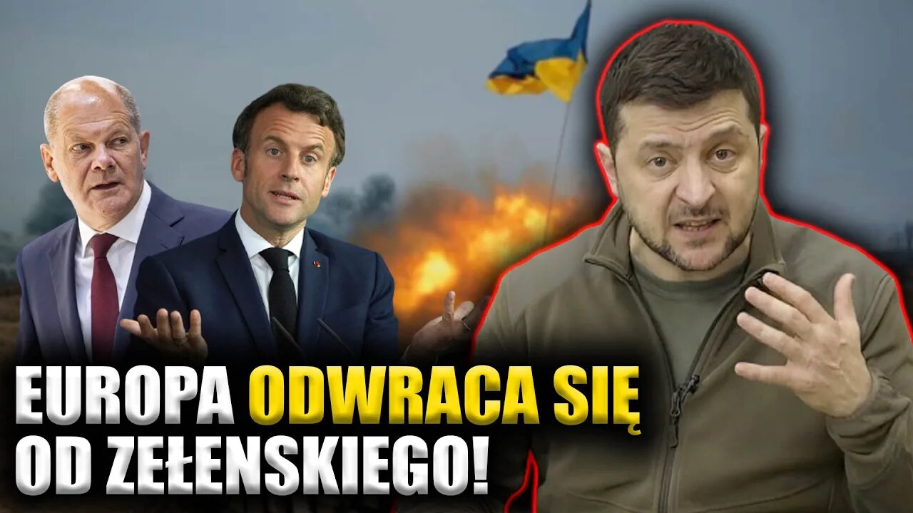 Europa ODWRACA SIĘ od Zełenskiego! Politycy KŁAMIĄ o wsparciu i wysyłanym sprzęcie...