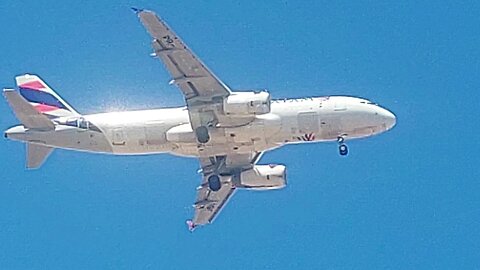 Airbus A319 PR-MBF coming from Natal to Fortaleza