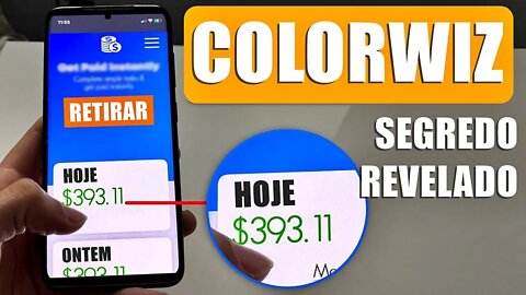 HACK Poderoso da COLORWIZ Para Ganhar R$800 VIA PIX em Tempo Record (Ganhar Dinheiro Online)
