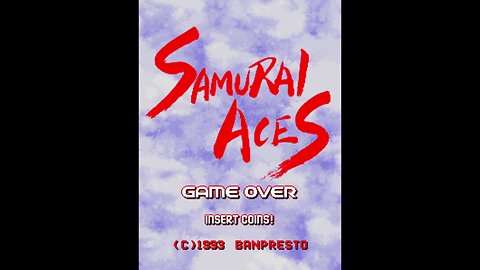 Samurai Aces Arcade Game, Psikyo 1993, longplay