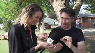 Mel meets the Magic Guy at the Erie County Fair